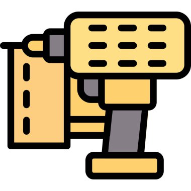 Hava aracı simgesi. hava drone vektör simgesi rengi düz izole