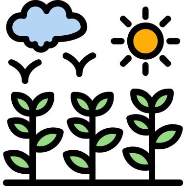 tarım çiftliği bitki simgesi