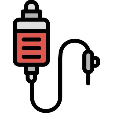 Elektrik kablo vektör simgesi