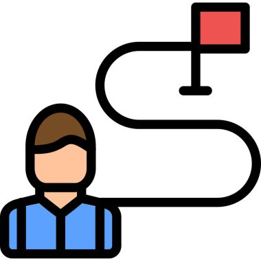 iş yönetimi simgesi basit tasarım