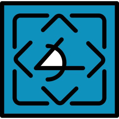 ok simgesi vektör illüstrasyonu