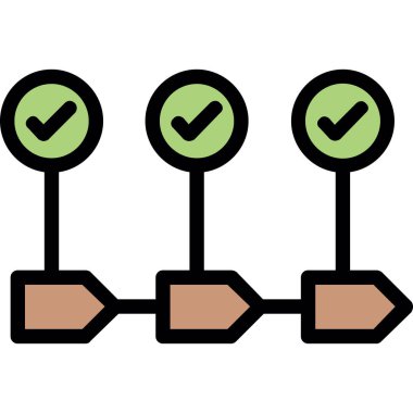 İşaretleme vektör tasarımı ile işaretleri kontrol et