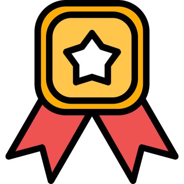 Rozet ödülü simgesi - taslak biçimi