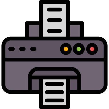 Sunucu. Web simgesi basit illüstrasyon