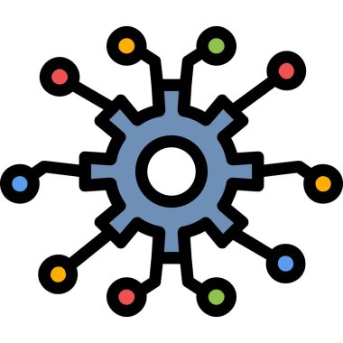 ağ paylaşım simgesi çizimi