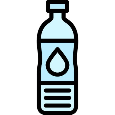 Şişe. Web simgesi basit illüstrasyon