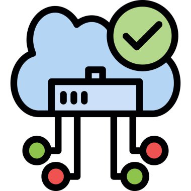 Bulut depolama hesaplama simgesi - özet biçimi