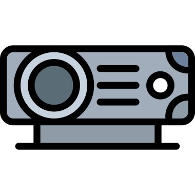 Kamera. Web simgesi basit tasarım