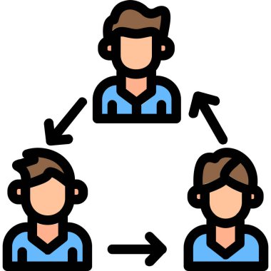 iş insanları grup simgesi