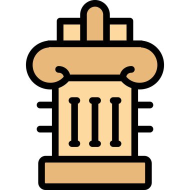 bina simgesi, vektör illüstrasyonu