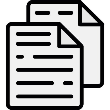 belge dosya simgesi, basit tasarım