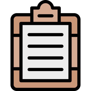 Belge. Web simgesi basit illüstrasyon