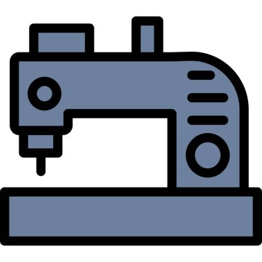 - Makine. Web simgesi basit illüstrasyon