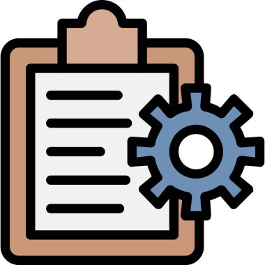 belge dosya ayarları simgesi - taslak biçimi