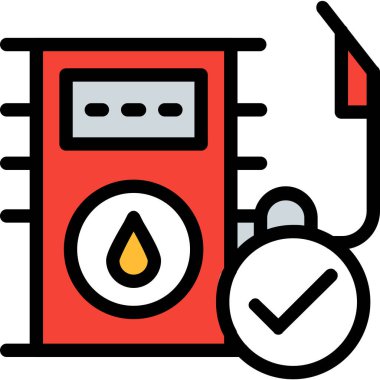 Yakıt ikonu taslak biçiminde