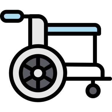 Tekerlekli sandalye simge renk ana hatlarını etkisizleştirdi