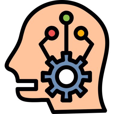 Yapay zeka robot simgesi