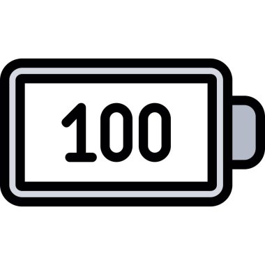 pil simgesi. vektör illüstrasyonu