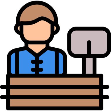 iş adamı çalışan simgesi