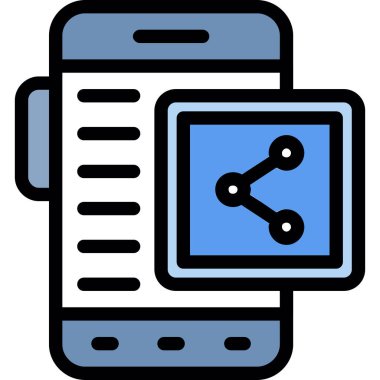 cep telefonu ikonu vektör illüstrasyonu