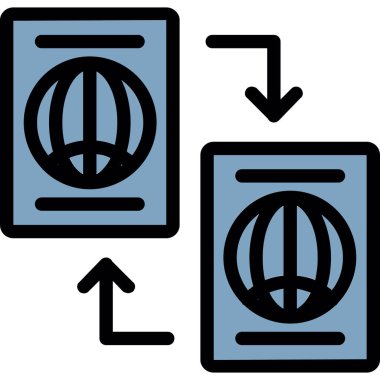 Kitap kitaplığı simgesi - taslak biçimi