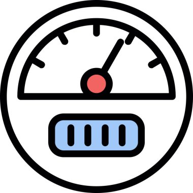 Araba motoru simgesi. taslak motor servis vektör rengi düz izole