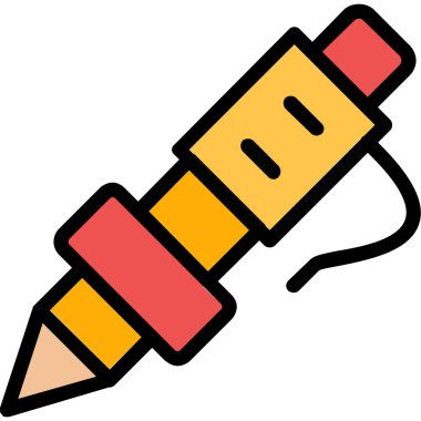 kalem çizimi renk simgesi. vektör illüstrasyonu