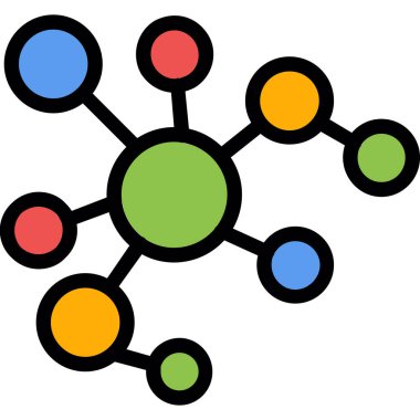 düz biçimli bağlantı ağ bağlantı simgesi