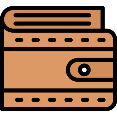 para nakit cüzdan simgesi - taslak biçimi