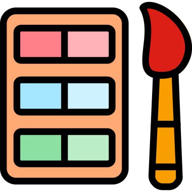 İnşaat binası simgesi - taslak biçimi