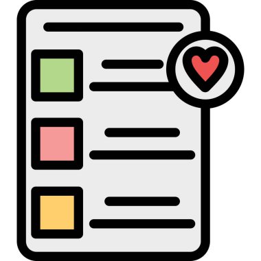 Aşk. Web simgesi basit illüstrasyon