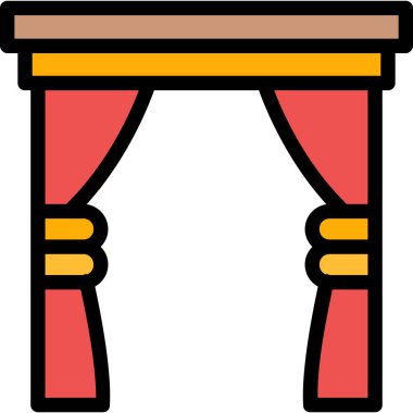 halı simgesi ile doldurulmuş - taslak biçimi