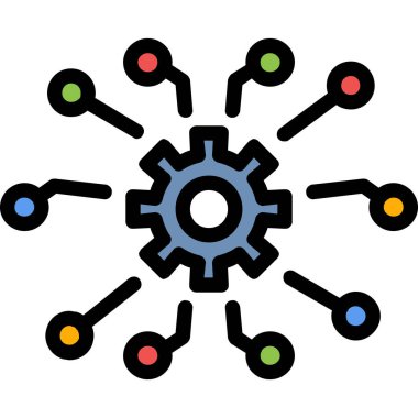 ağ bağlantısı simgesi çizimi