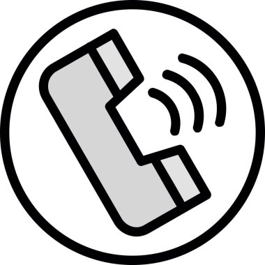 - Telefon. Web simgesi basit tasarım