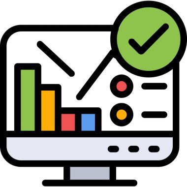 analitik grafik çizelgesi simgesi