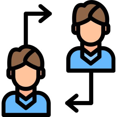 Operatör. Web simgesi basit illüstrasyon