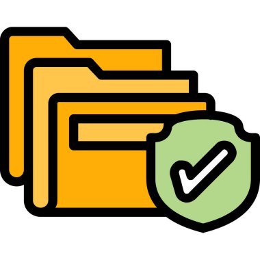 belge simgesi vektör illüstrasyonu