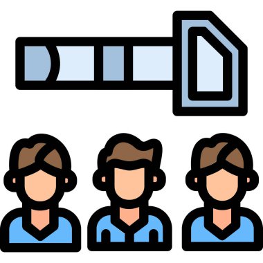 iş görüşmesi simgesi