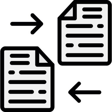 belge dosya simgesi ana hat biçiminde