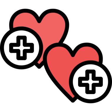 Sağlık kutsal kişilerin resmi, vektör çizim