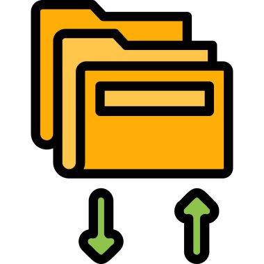 Dosya. Web simgesi basit illüstrasyon