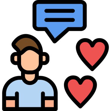 Aşk sohbeti. Basit tasarım