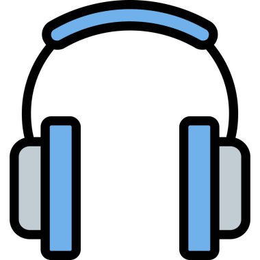 Müzik simgesi vektör illüstrasyonu