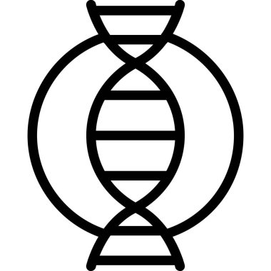 DNA simgesi vektör illüstrasyonu