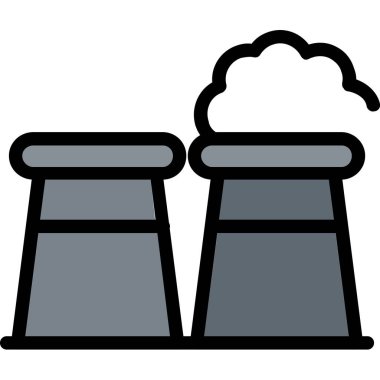 Modern yapı simgesinin vektör illüstrasyonu