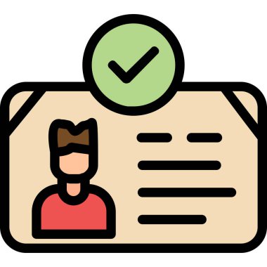 İş sözleşmesi kutsal kişilerin resmi, vektör çizim