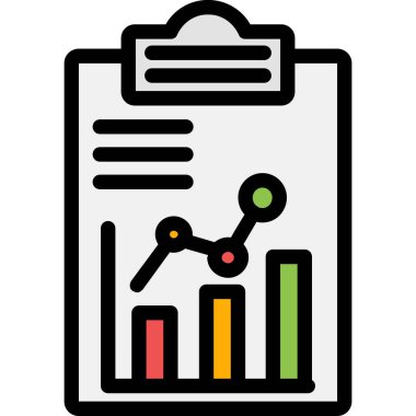 analitik rapor simgesi doldurulmuş - özet biçimi