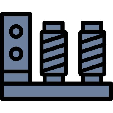 Vektör illüstrasyonu, simge ögesi arkaplanı