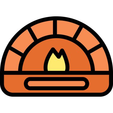 Mum ikonu ana hatlarını yakma vektörü. yanma