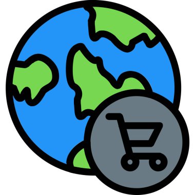 toprak simgesi, vektör illüstrasyonu